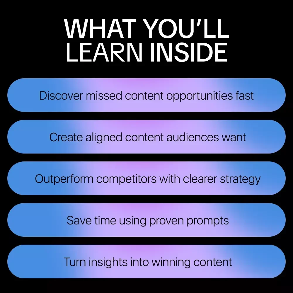 AI Finds the Gaps You Miss | Smart Guide to ai for finding content gaps in your niche | Content Strategy Download