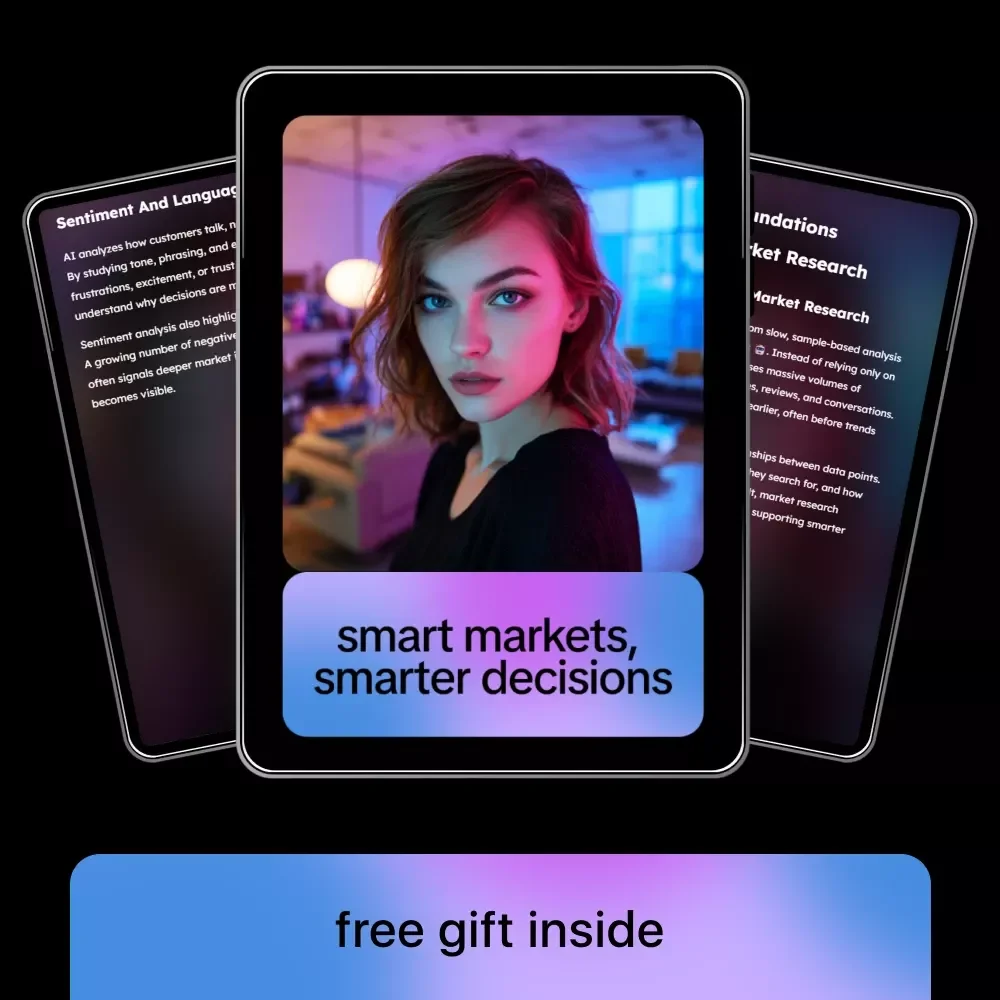 Smart Markets, Smarter Decisions | AI Market Research Guide, Business Strategy eBook, Digital Download for Entrepreneurs & Marketers