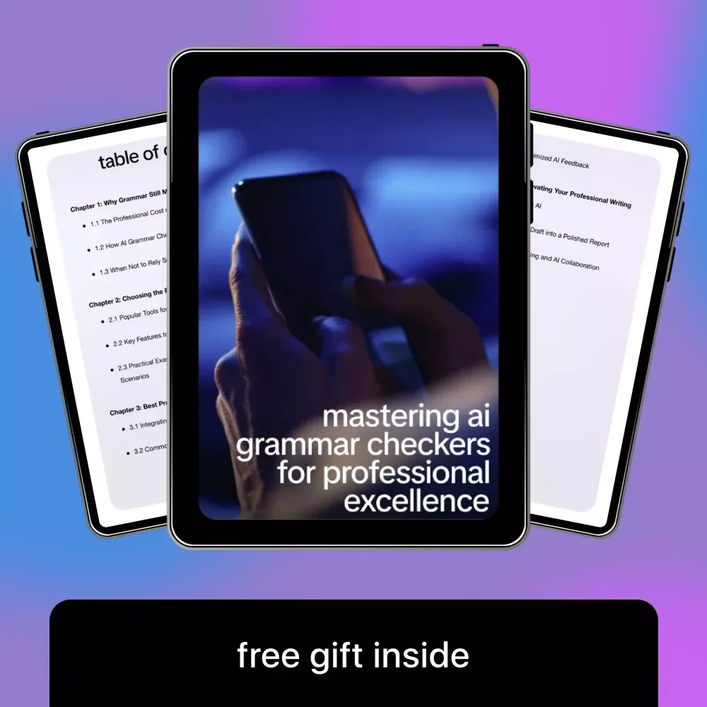 Mastering AI Grammar Checkers for Professional Excellence – A Practical Guide to Using an ai grammar checker for professional work