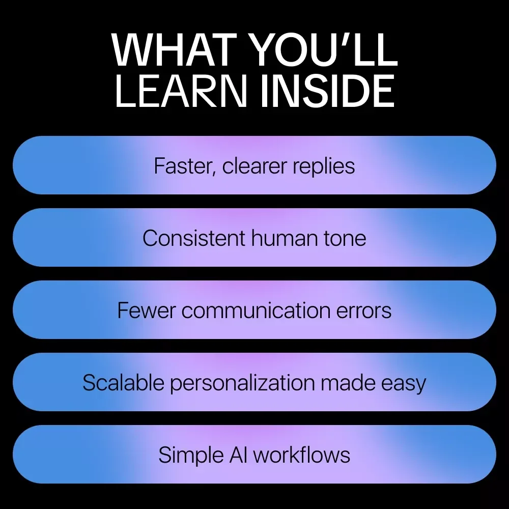 Smarter Conversations with AI – Practical eBook Guide to ai tools for customer communication for Support, Email & Customer Experience Teams