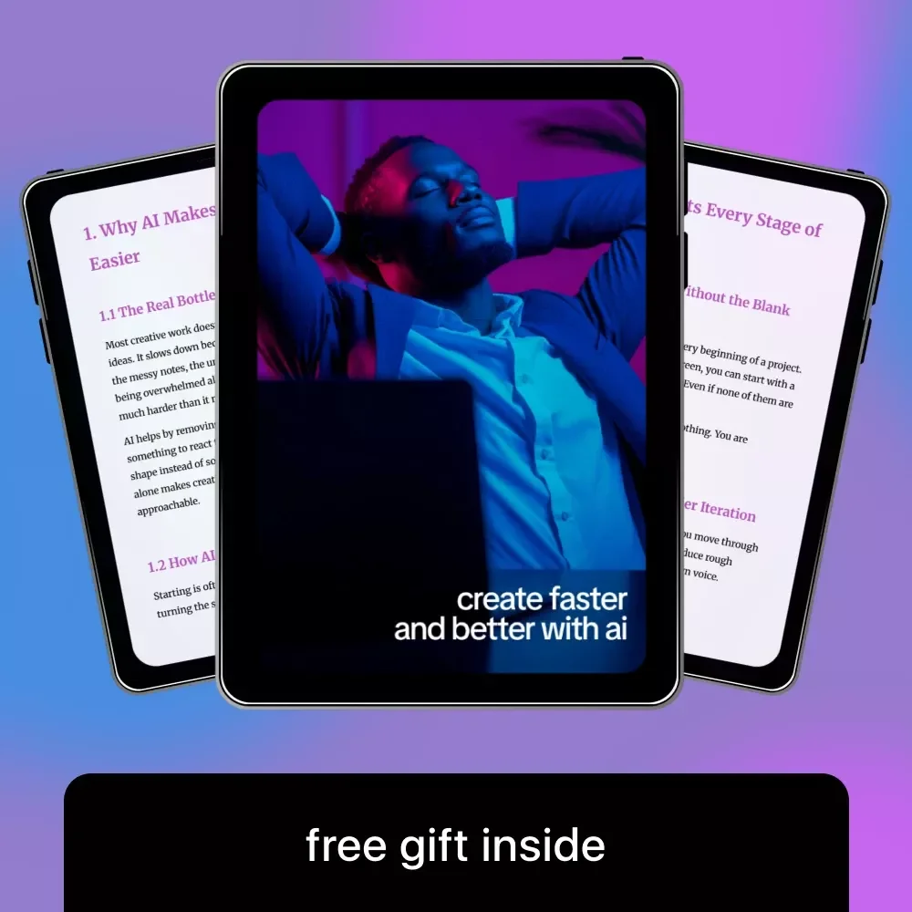 Create Faster and Better with AI – Practical Guide on how ai boosts creative workflows for Writers, Designers & Creators