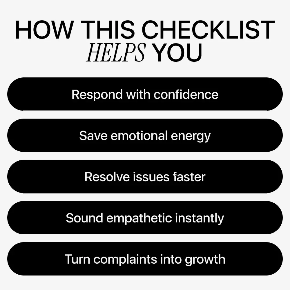 Complaint Crusher – AI-Powered Customer Service Checklist | How to Use AI to Handle Complaints with Confidence