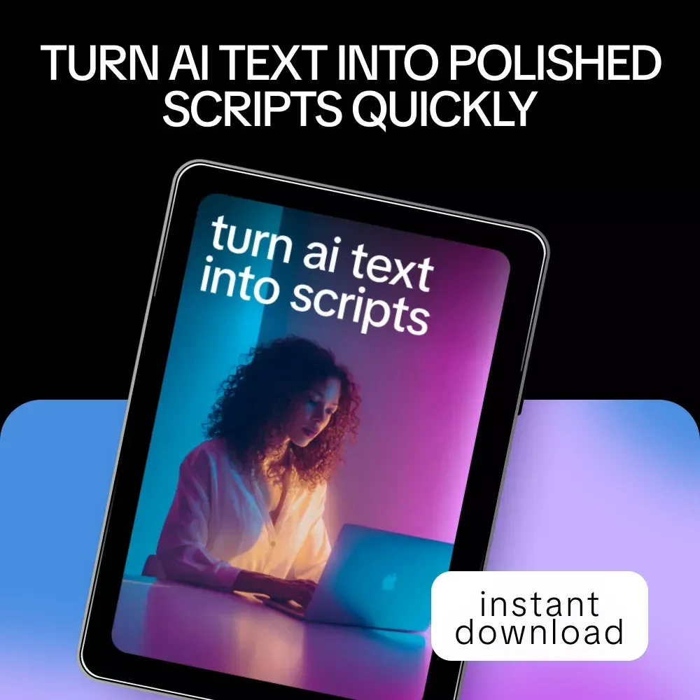 Turn AI Text into Scripts: Checklist for Ways to Convert AI Text into Scripts Easily