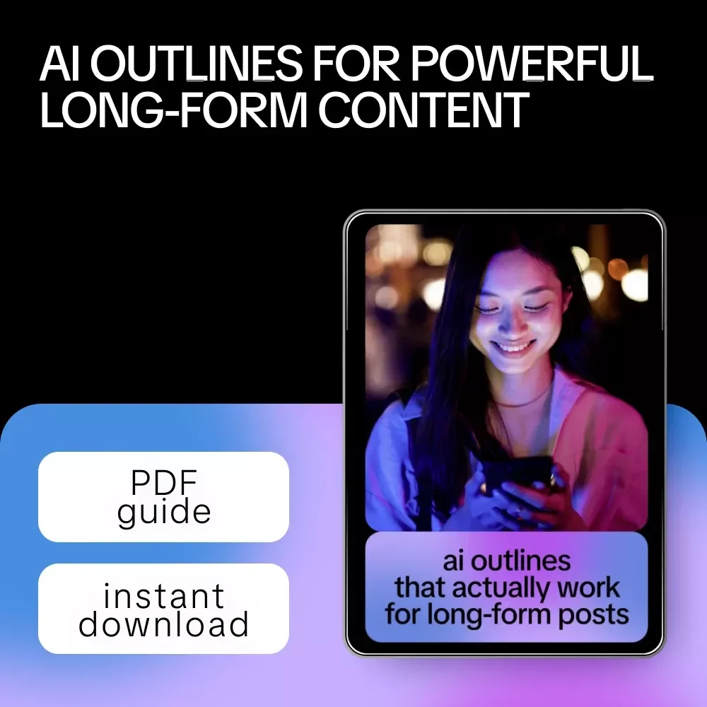 AI Outlines That Actually Work for Long-Form Posts | Smart Writing Guide for Creators, Bloggers & Marketers Using the best ai outlines for long form posts