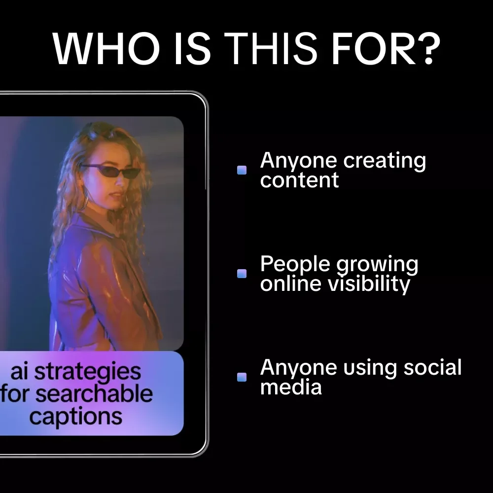 AI Strategies for Searchable Captions | Smart Guide to ai strategies for searchable captions, SEO-Friendly Social Media Text, AI Caption Writing for Creators & Brands