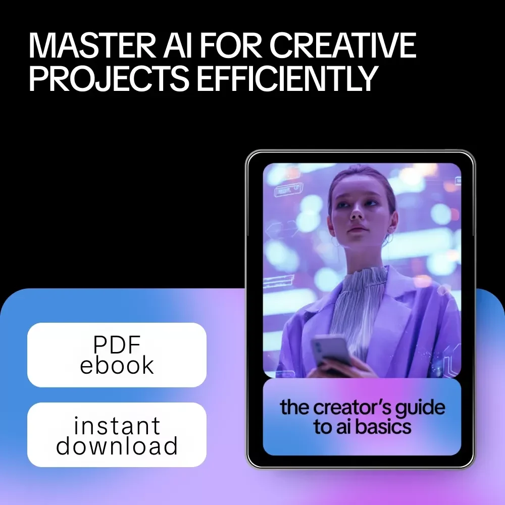 The Creator’s Guide to AI Basics: Digital Download eBook, AI for Creators, Creative Workflow Checklist, Beginner-Friendly AI Guide