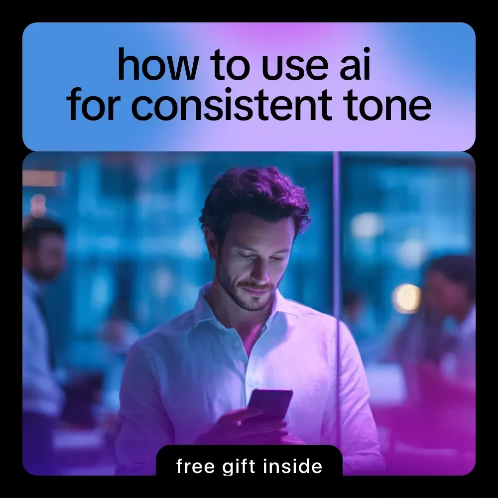 How to Use AI for Consistent Tone | Ebook Guide on Ways to Use AI for Consistent Tone in Writing, Marketing & Brand Voice