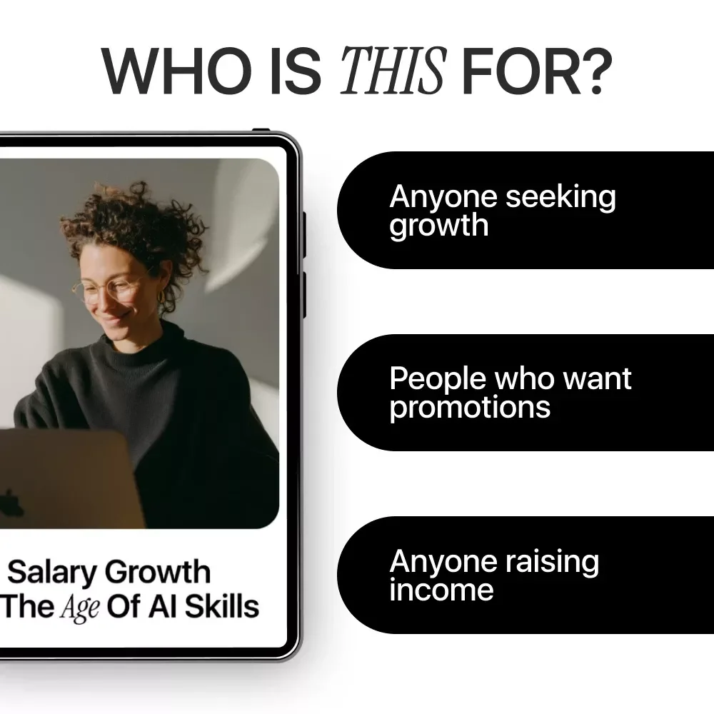 Salary Growth in the Age of AI Skills – Ebook for Salary Increase with AI Skills, Career Growth Ebook, Digital Download for Professionals