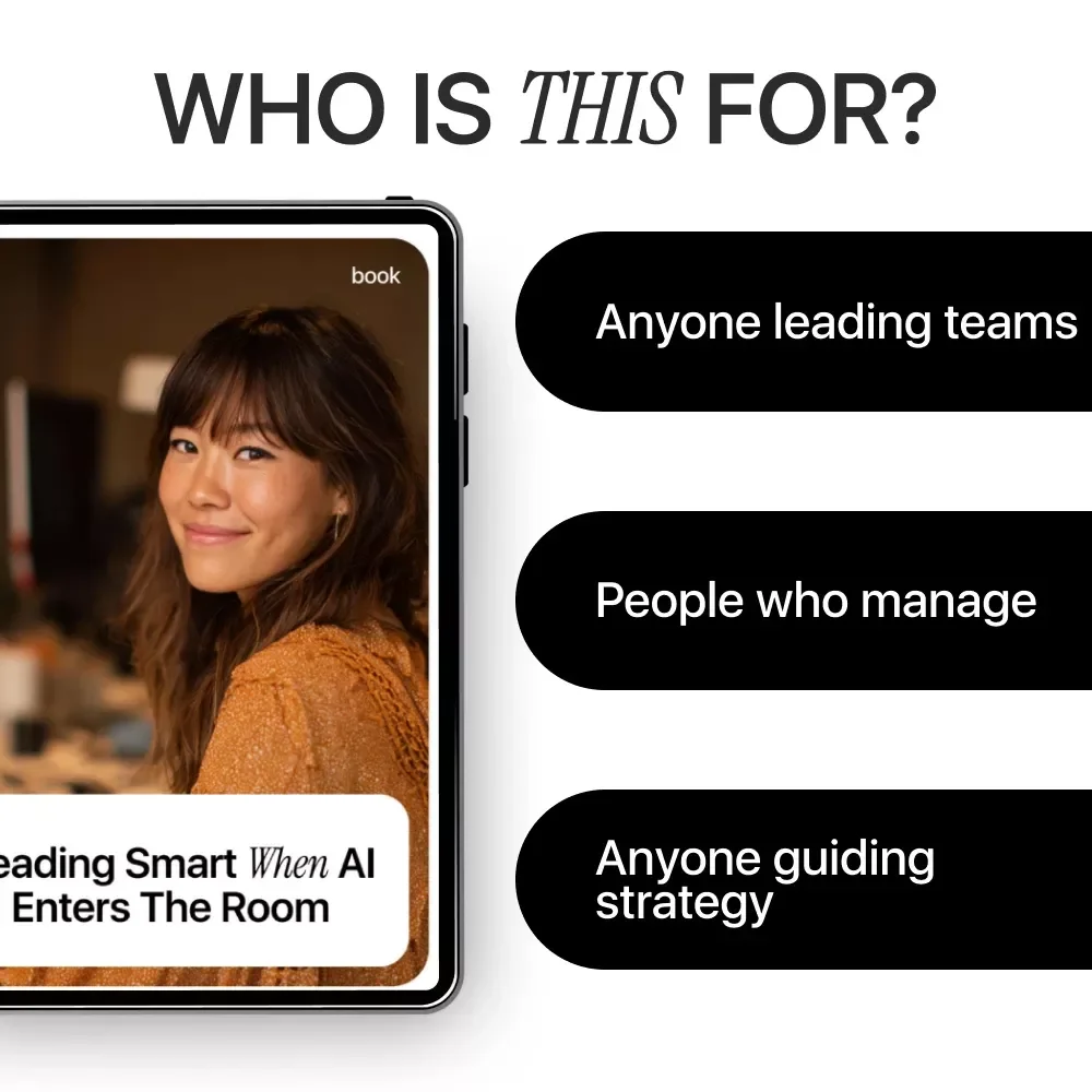 Leading Smart When AI Enters the Room – Leadership Mistakes with AI Tools eBook | Modern Leadership eBook for Managers, Executives & Teams