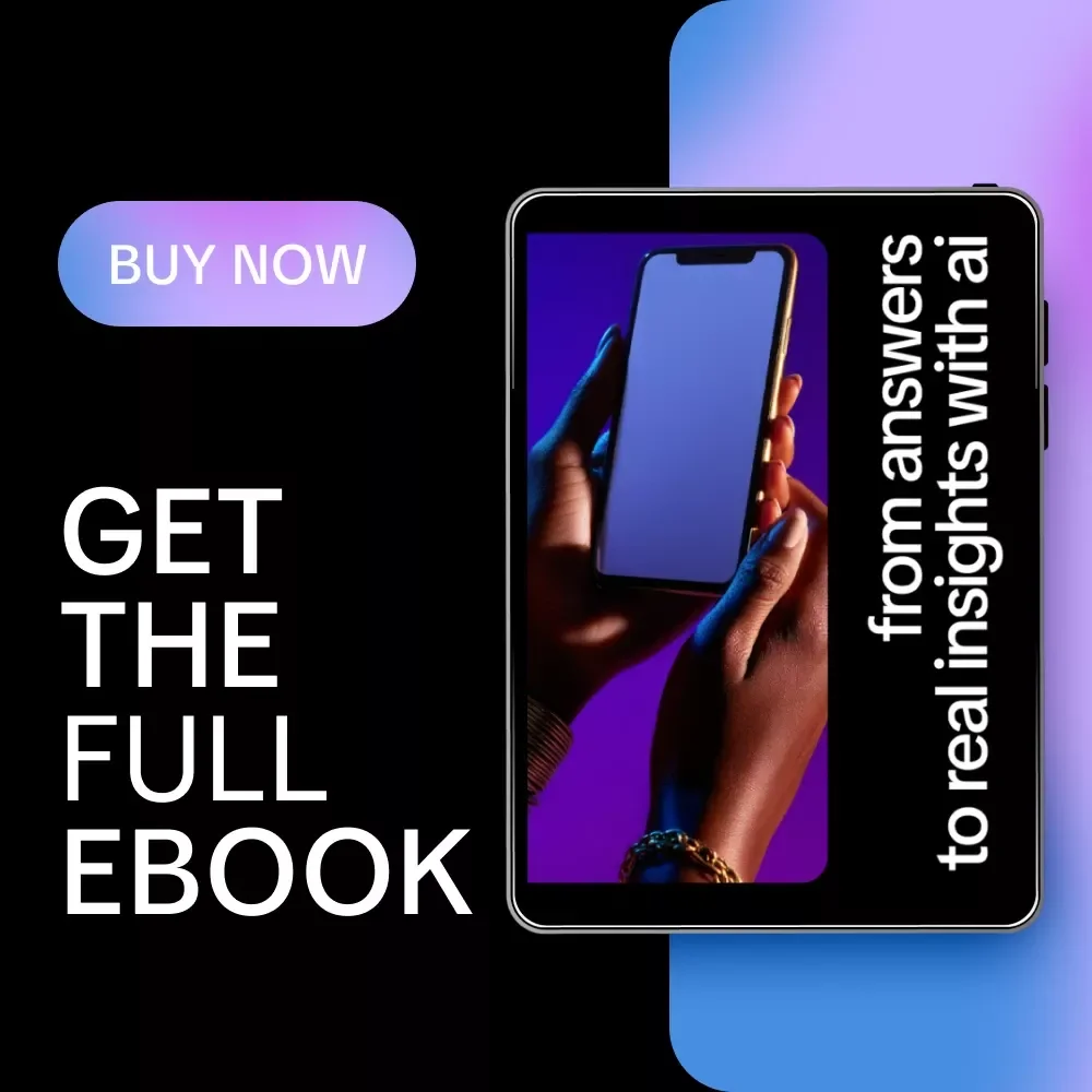 From Answers to Real Insights with AI: Discover Ways AI Can Extract Insights from Survey Responses – eBook for Smarter Data Analysis