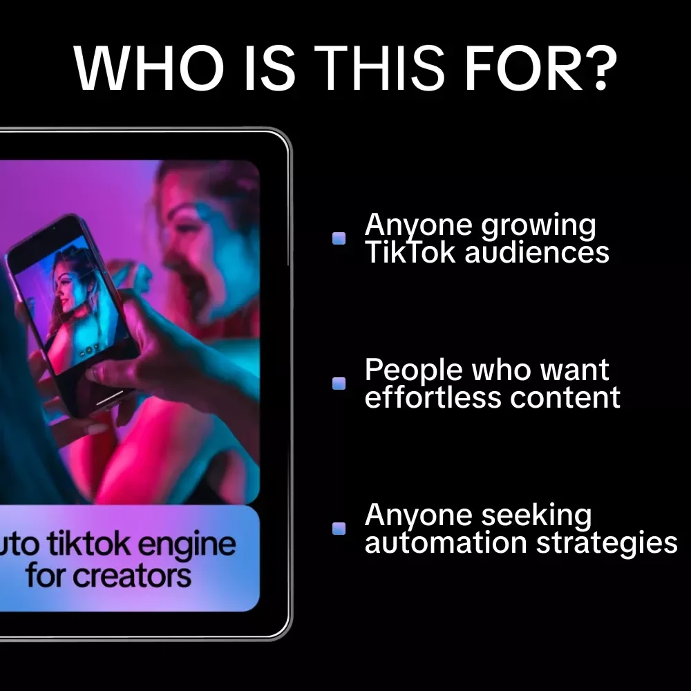 Auto TikTok Engine for Creators: The Ultimate eBook for Automated AI Process for TikToks