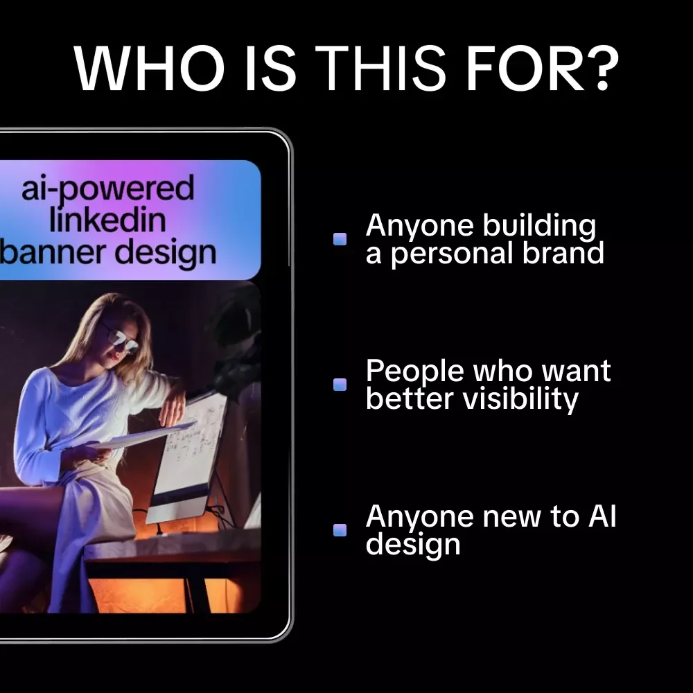 AI-Powered LinkedIn Banner Design Ebook | Smart Personal Branding Guide with AI Help for LinkedIn Banner Design