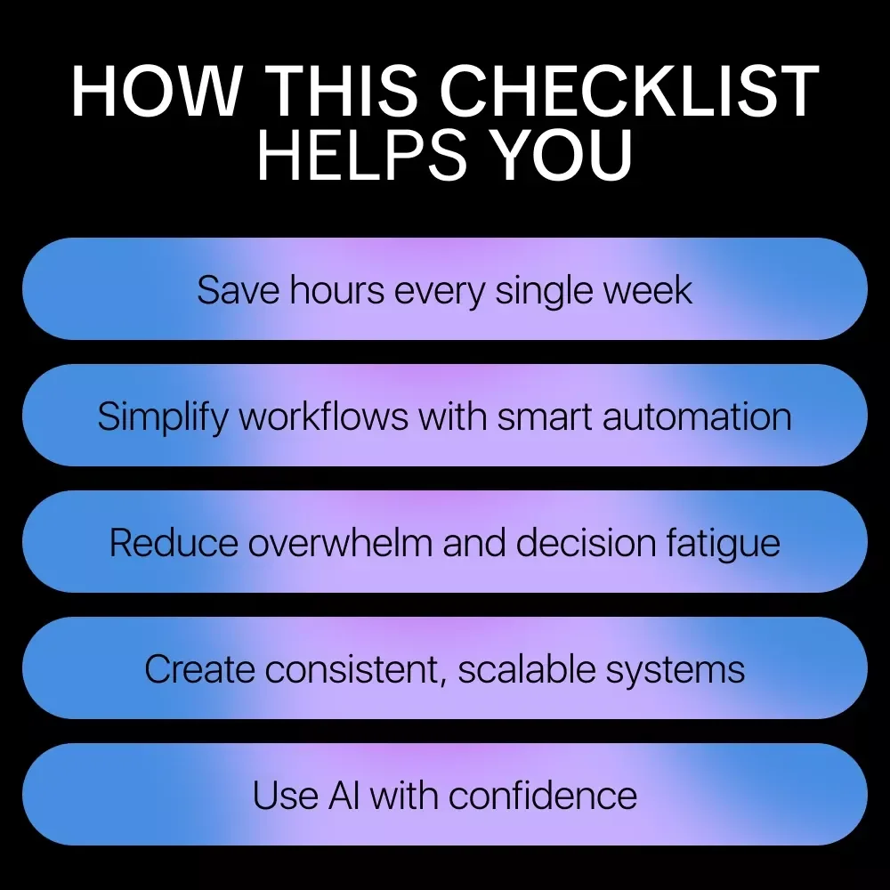 AI Task Automation Checklist for Creators | Step-by-Step Digital Workflow Guide for the best ai task automation for creators