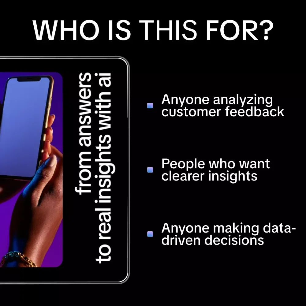From Answers to Real Insights with AI: Discover Ways AI Can Extract Insights from Survey Responses – eBook for Smarter Data Analysis
