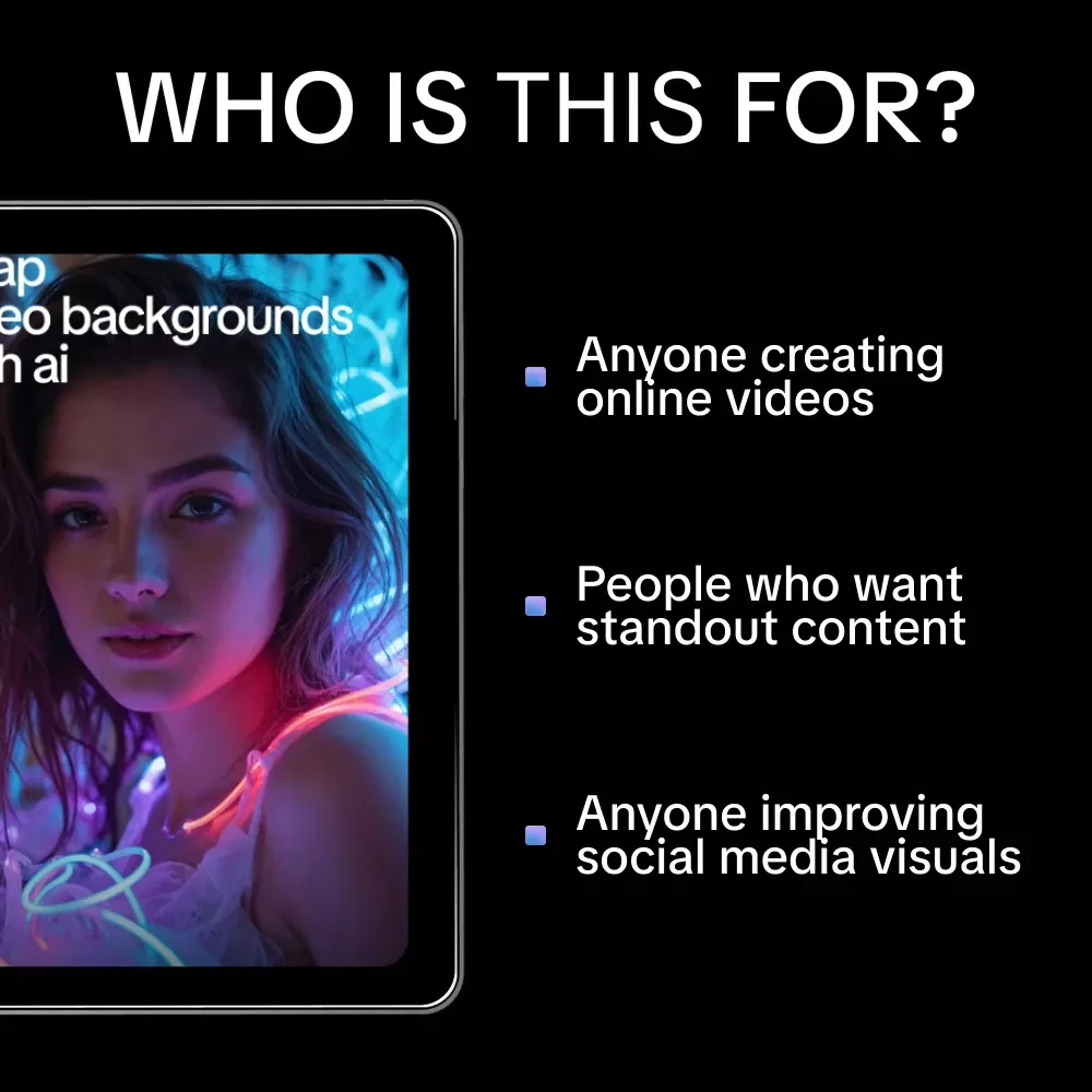 Swap Video Backgrounds With AI | Step-by-Step eBook Guide for ai to change the background in a video, Content Creators & Marketers