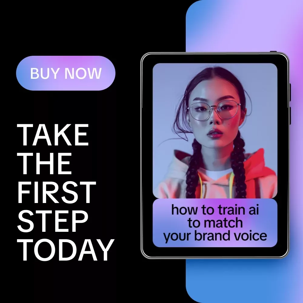 How to Train AI to Match Your Brand Voice Checklist | how to get ai to keep brand voice for Consistent Content, Marketing & Copywriting