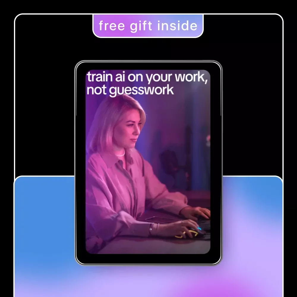 Train AI on Your Work, Not Guesswork – eBook Guide on How to Train an AI on Your Past Work Portfolio