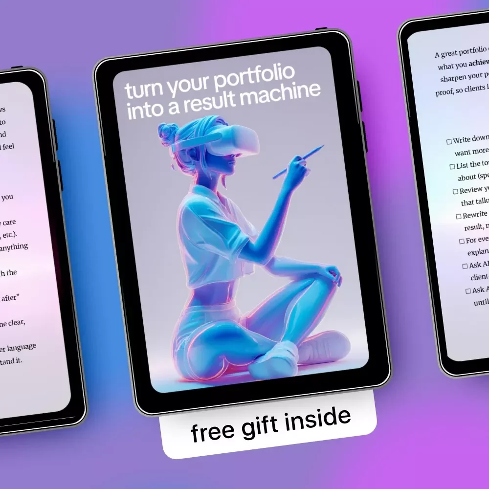 Turn Your Portfolio into a Result Machine – AI-Powered Portfolio Checklist for Freelancers, Creators & Consultants | Digital Download