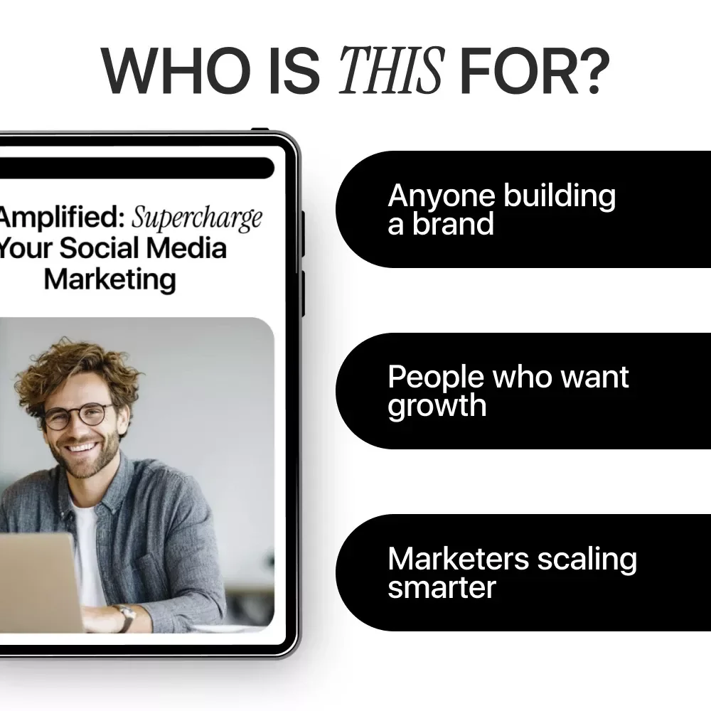 AI Amplified: Supercharge Your Social Media Marketing – Practical Guide to the Best AI Tools for Social Media Marketing, Content, Growth & Automation