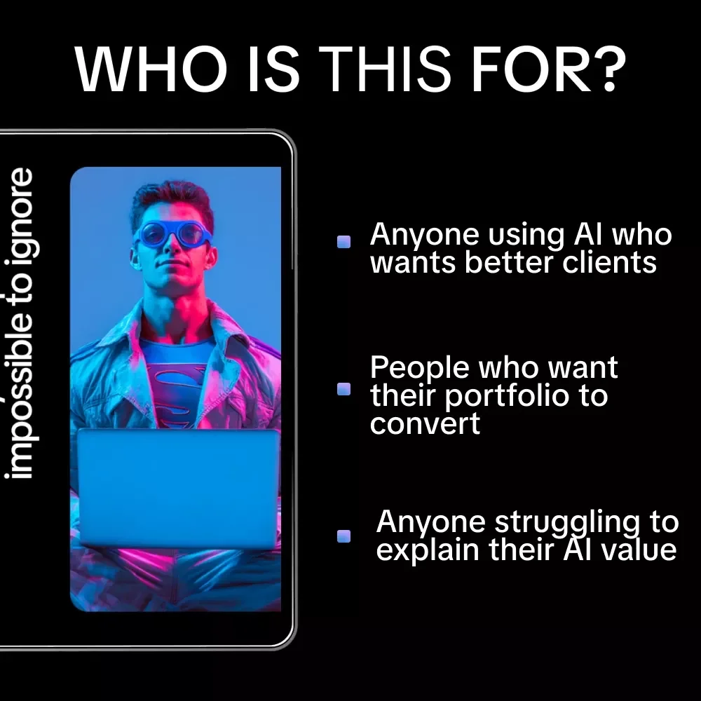 Make Your AI Portfolio Impossible to Ignore | AI Portfolio Checklist, Freelance Proof of Results Guide, Digital Download for Clients & Projects
