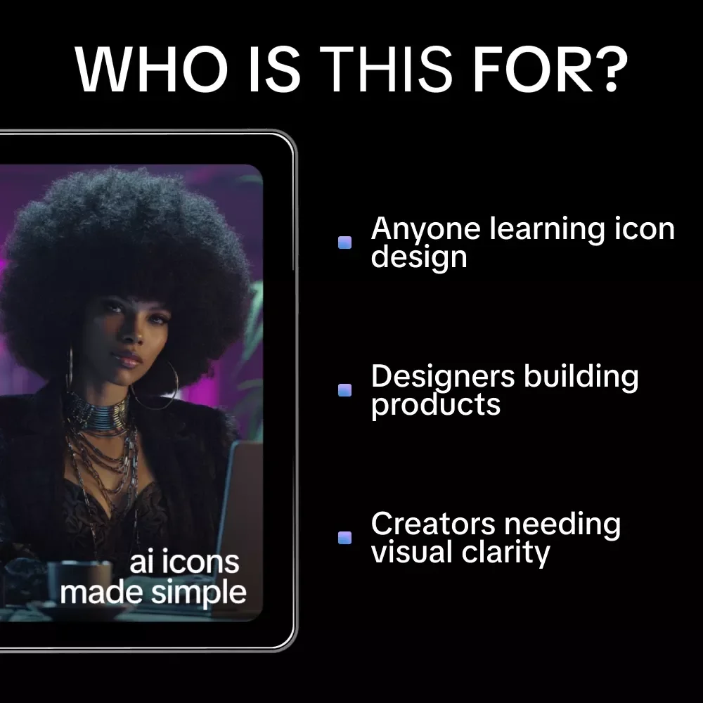 AI Icons Made Simple – A Practical Guide for Using ai to design a simple icon set | Beginner-Friendly Digital Download