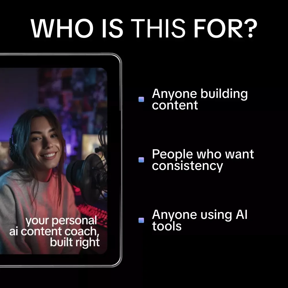 Your Personal AI Content Coach, Built Right – Step-by-Step eBook to Create a Personal AI Content Coach for Creators, Solopreneurs & Marketers