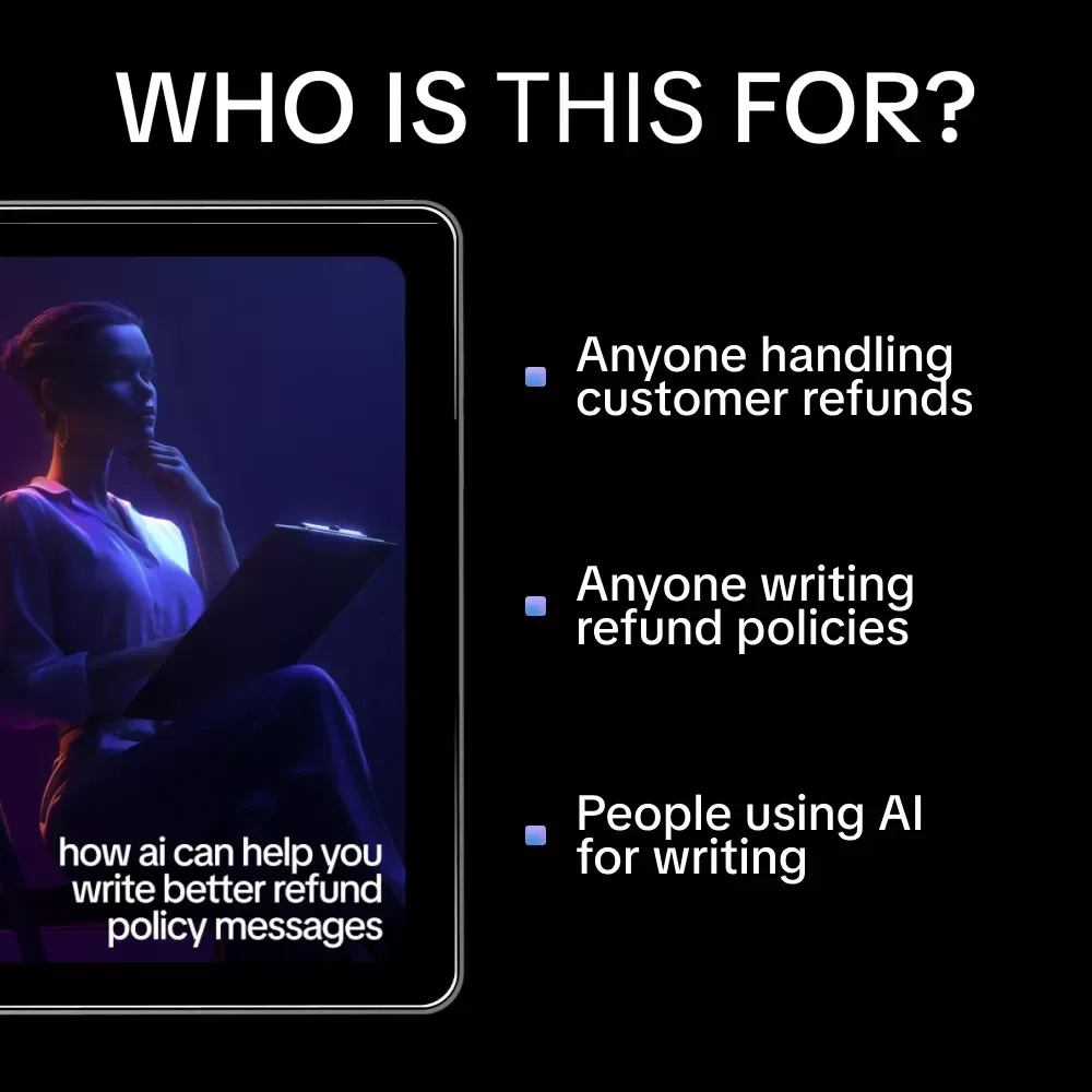 How AI Can Help You Write Better Refund Policy Messages | Practical Guide for Ways AI Can Help Write Refund Policy Messages