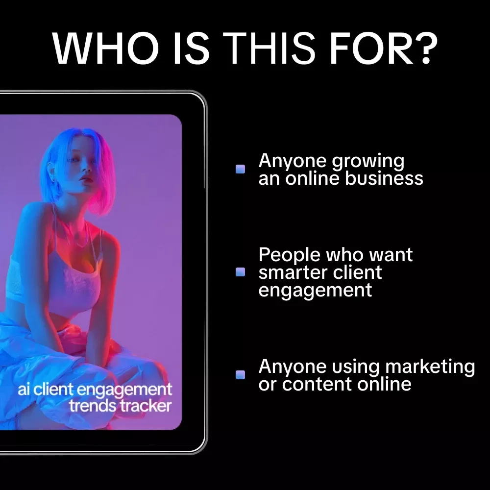 AI Client Engagement Trends Tracker | Smart AI Checklist for Tracking Client Engagement Trends & Data-Driven Growth
