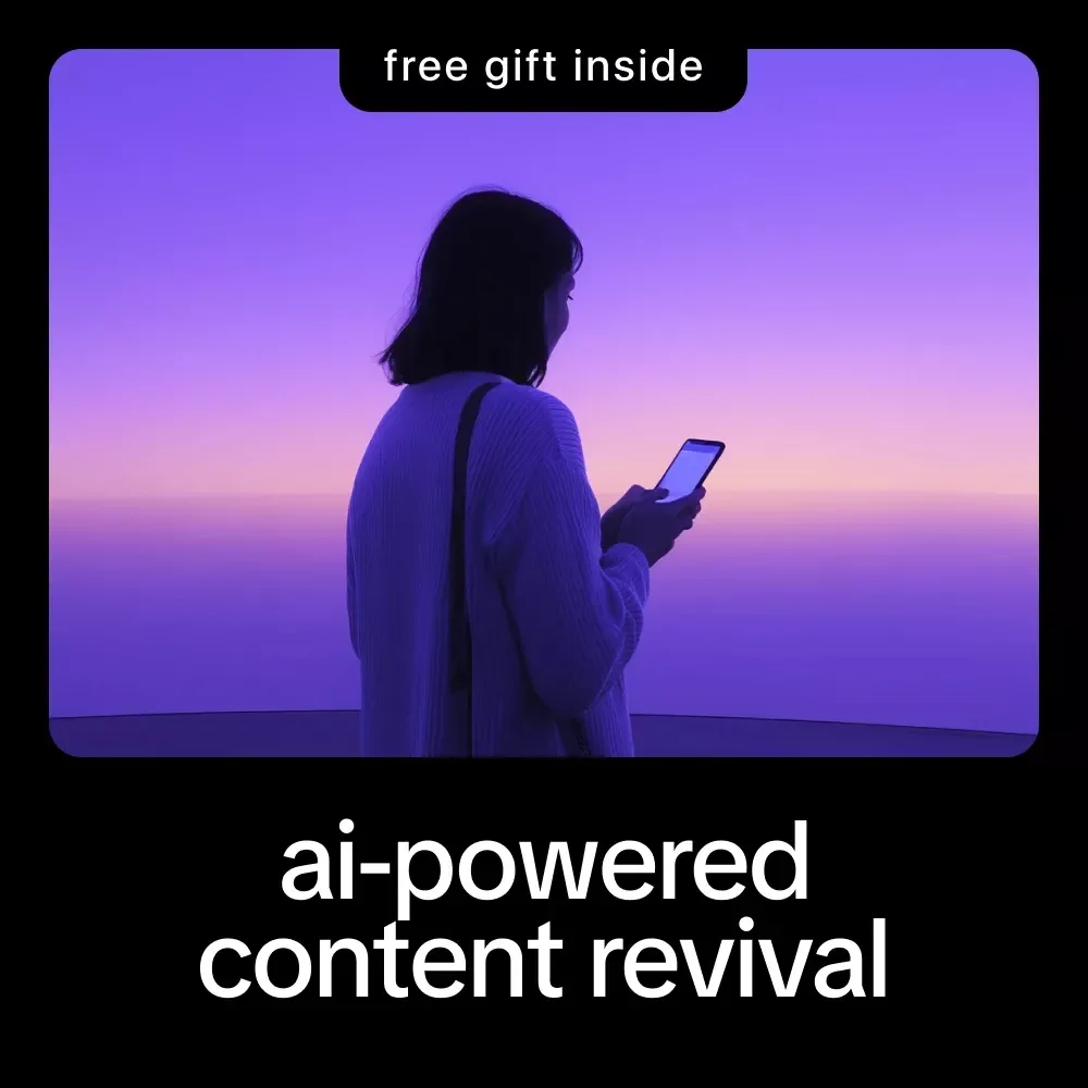 Your AI-Powered Content Revival Checklist – Smart Digital Checklist for Creators Using ai tools that help reuse old content, Repurpose Blogs, Videos & Social Media with AI
