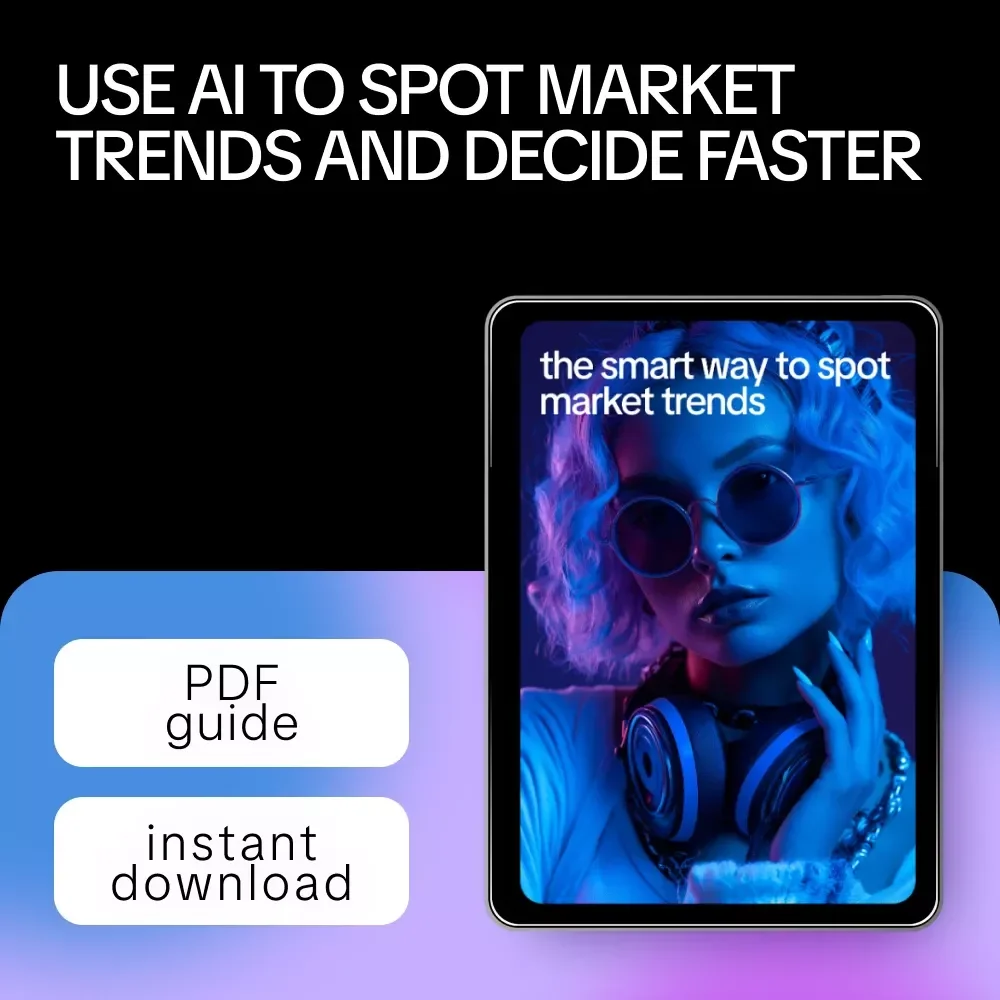 The Smart Way to Spot Market Trends – Practical AI Guide for Entrepreneurs, Marketers & Analysts | Learn how to use ai for market trend predictions