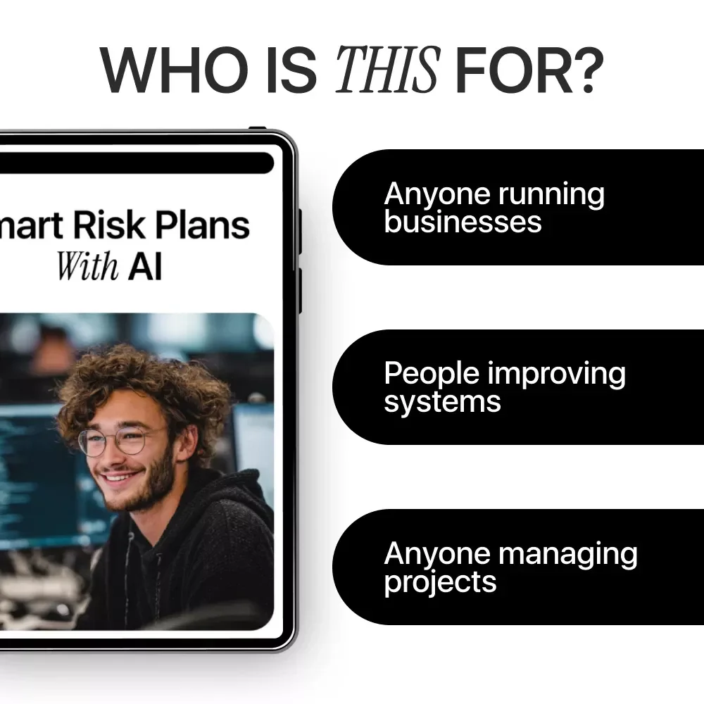Smart Risk Plans With AI | AI for Creating Risk Management Plans | Digital Guide for Smarter Decision-Making, Strategic Planning & Business Protection