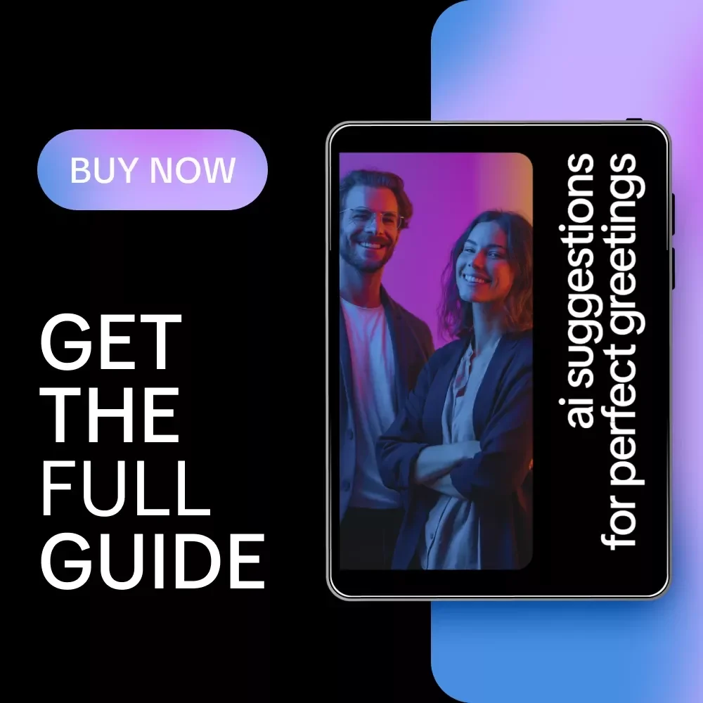 AI Suggestions for Perfect Greetings | Professional Communication Guide | AI Suggestions for Professional Greetings for Emails, Clients & Teams