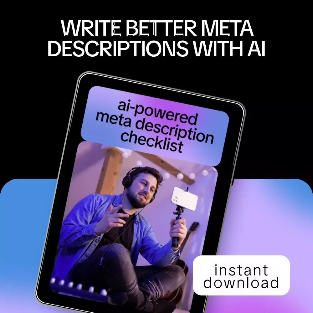 AI-Powered Meta Description Checklist – SEO-Friendly Digital Checklist for ai help for meta description writing, Faster Click-Worthy Search Snippets