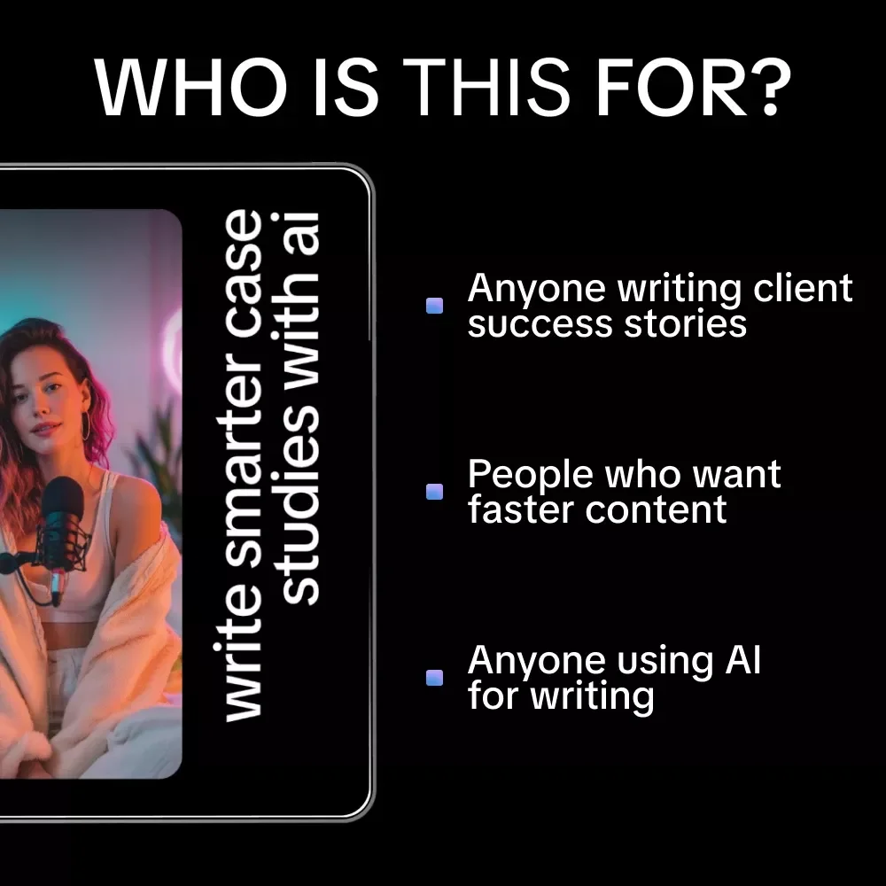 Write Smarter Case Studies with AI | Practical eBook Guide with Templates, Prompts & AI Help for Writing Case Studies