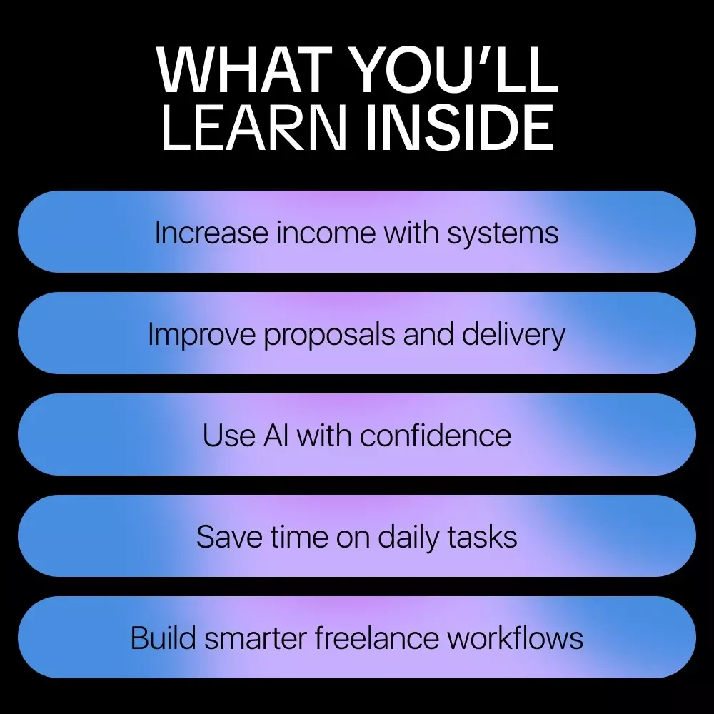 The Freelancer’s Essential Guide to AI Thinking – eBook for Modern Freelancers, Core AI Ideas Every Freelancer Needs, Smarter Systems, Better Workflows, Income-Focused AI Skills