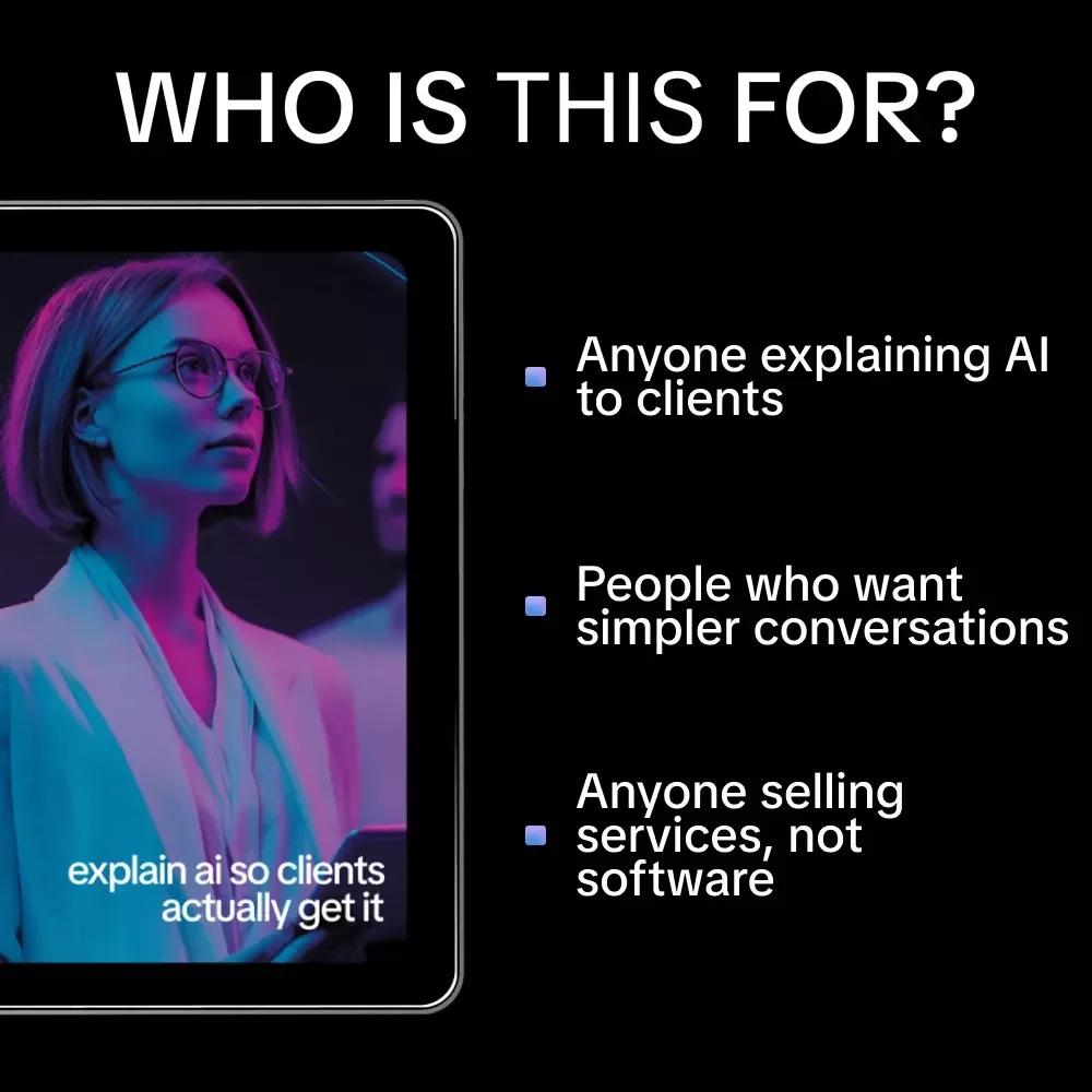 Explain AI So Clients Actually Get It – Client-Friendly AI Checklist for Consultants & Freelancers | How to Explain AI Benefits to Clients Simply