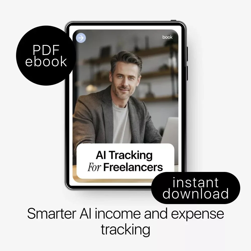 AI Tracking for Freelancers – Ebook Guide to ai for tracking freelance income and expenses, Smart Income & Expense Tracking, Financial Workflow for Independent Professionals