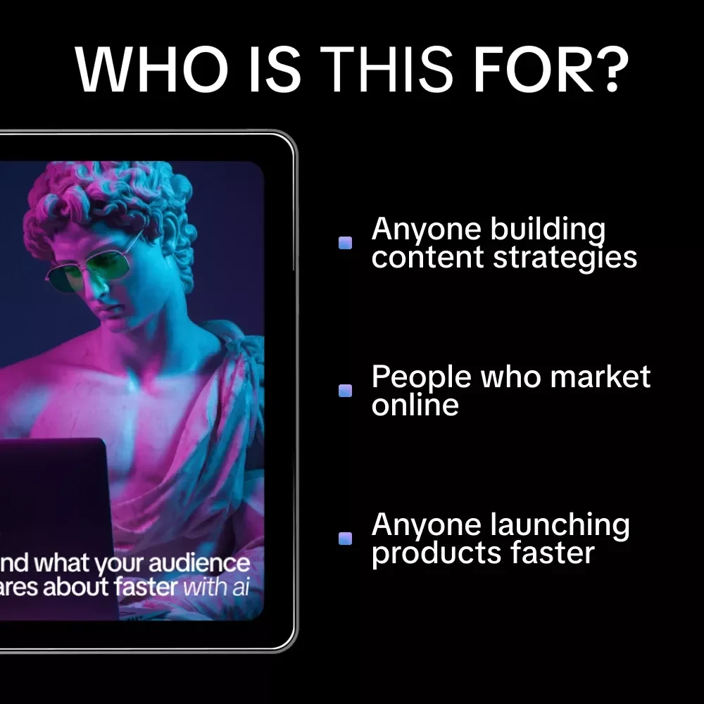 Find What Your Audience Cares About Faster with AI – Ebook Guide for ai help for identifying audience interests fast, Smarter Content & Marketing Research