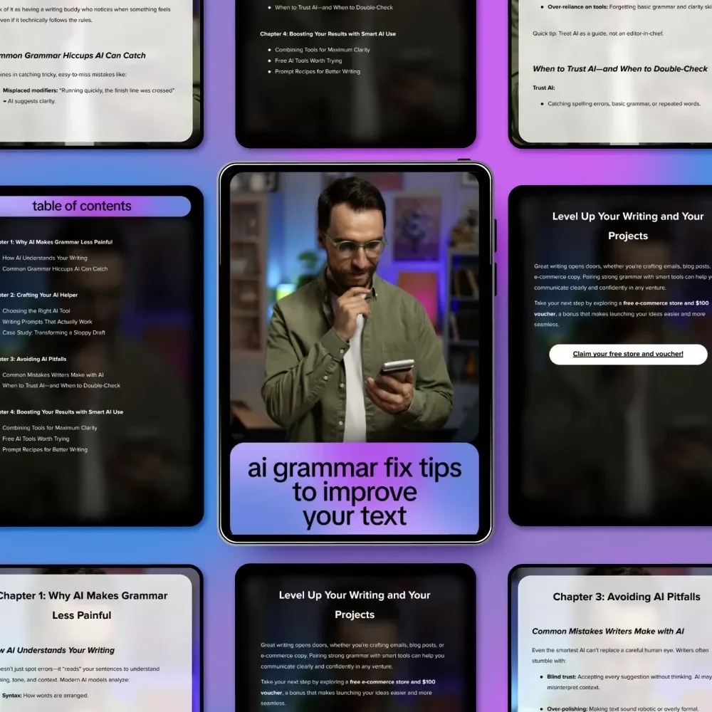 AI Grammar Fix Tips to Improve Your Text – Easy Writing Guide for Clear, Confident, Error-Free Content | Best AI Grammar Fix Tips for Writers & Creators
