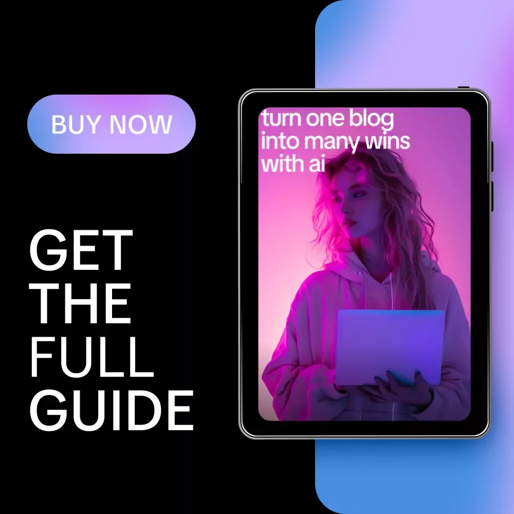 Turn One Blog Into Many Wins With AI – Smart Guide for ai to repurpose a blog into multiple formats, Content Repurposing Workflow, Ready-to-Use AI Prompts