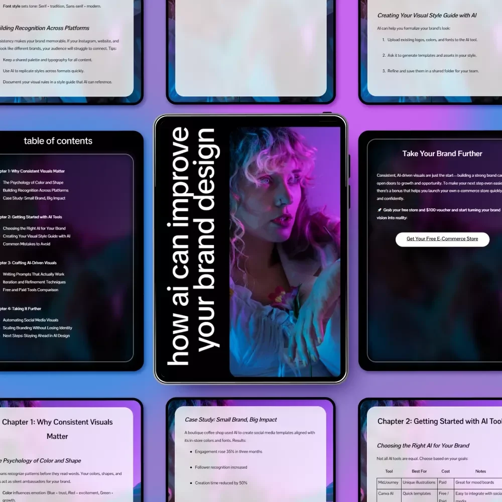 How AI Can Improve Your Brand Design – A Practical Guide on how to use ai for consistent brand visuals, Smart Branding, AI Design Systems & Visual Identity for Modern Brands