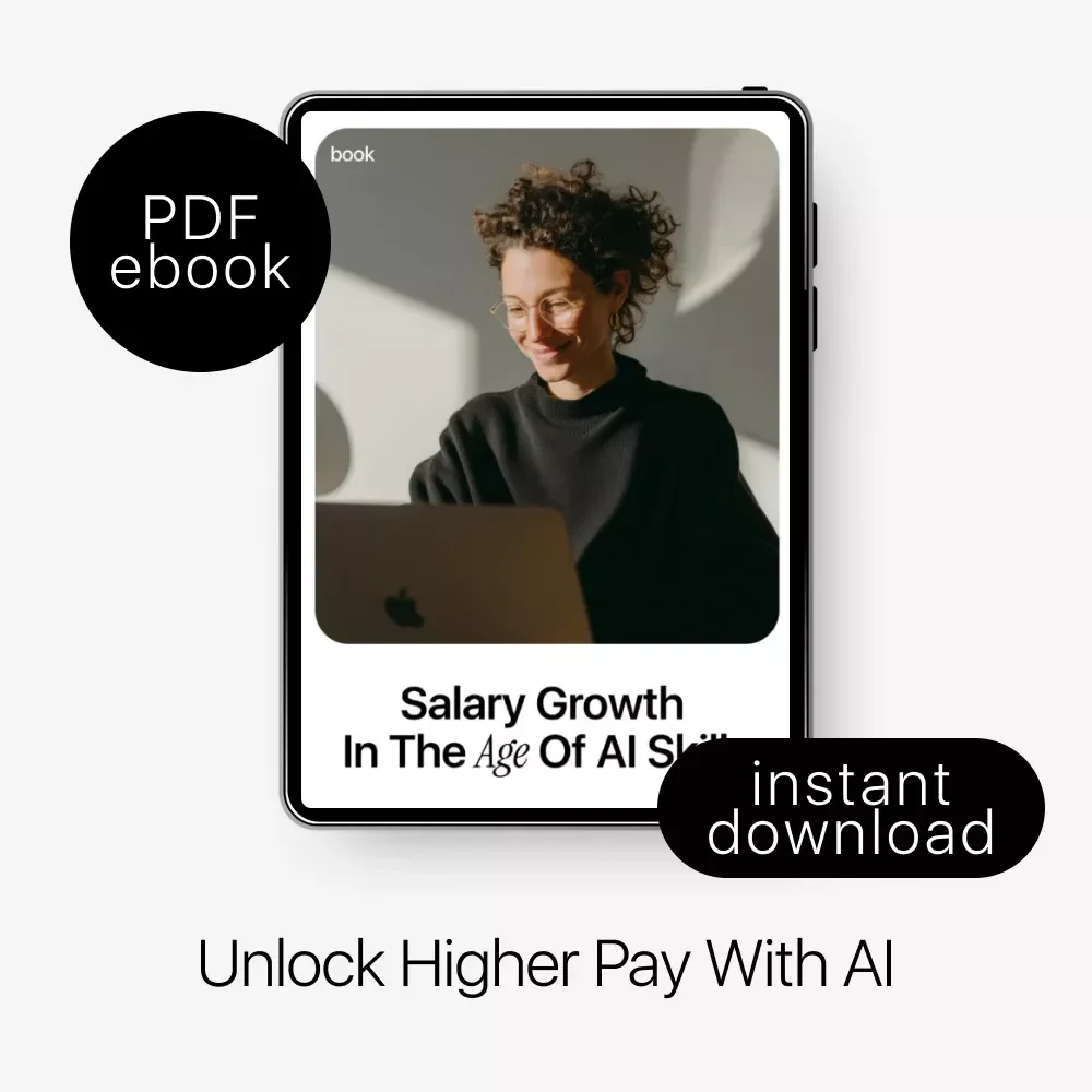 Salary Growth in the Age of AI Skills – Ebook for Salary Increase with AI Skills, Career Growth Ebook, Digital Download for Professionals