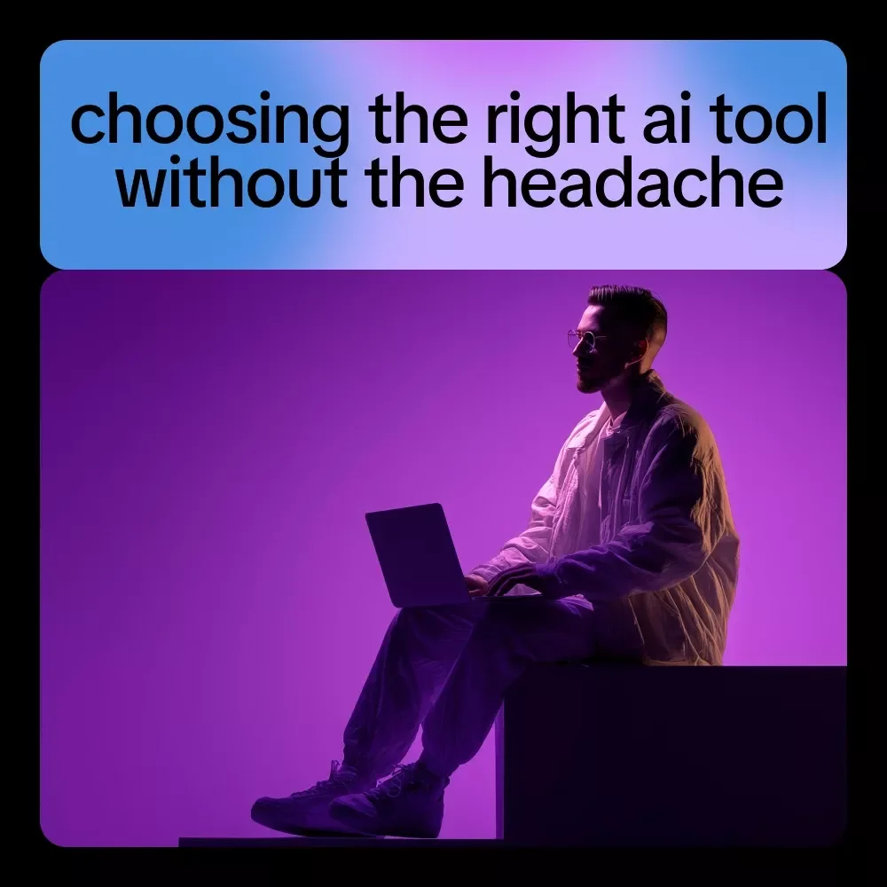 Choosing the Right AI Tool Without the Headache | Practical eBook Guide on how to find the right ai tool for Work, Business & Productivity