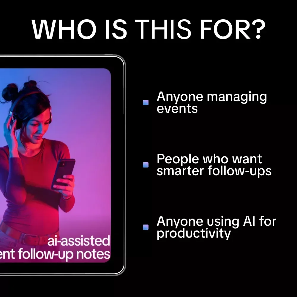 AI-Assisted Event Follow-Up Notes | Ultimate Checklist for Efficient AI Help for Event Follow Up Notes