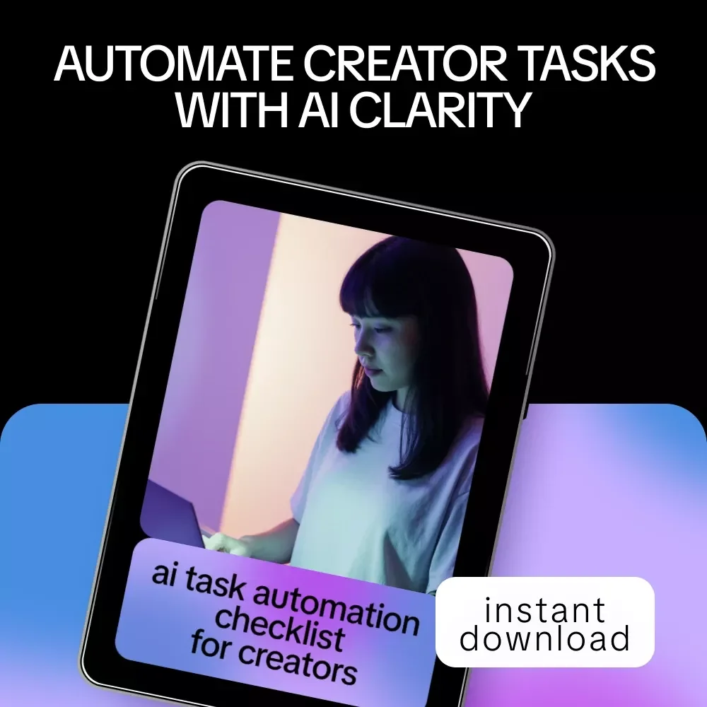AI Task Automation Checklist for Creators | Step-by-Step Digital Workflow Guide for the best ai task automation for creators