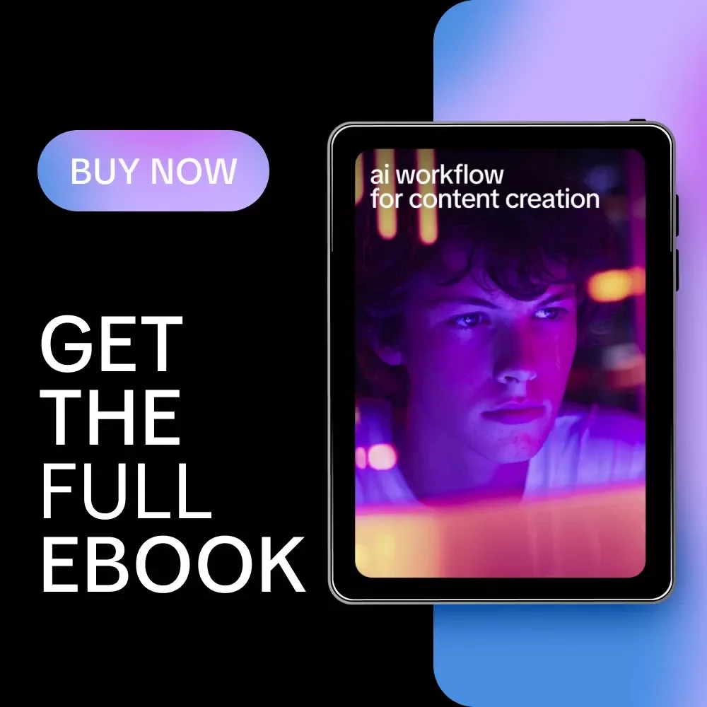 AI Workflow for Content Creation Ebook | ai workflow for content creation Guide for Creators, Marketers & Entrepreneurs