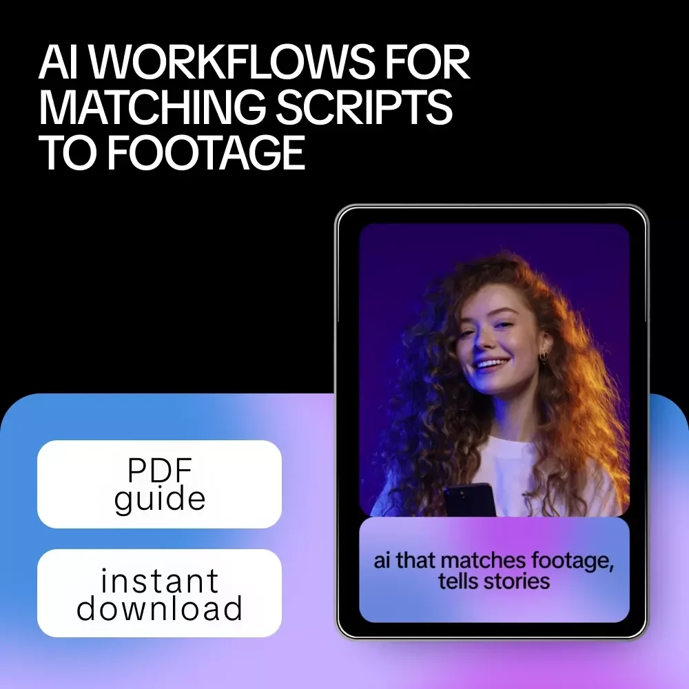 AI That Matches Footage, Tells Stories – Pro Guide for Creators Using ai to match stock footage to script, Smarter Video Workflows, Visual Storytelling with AI