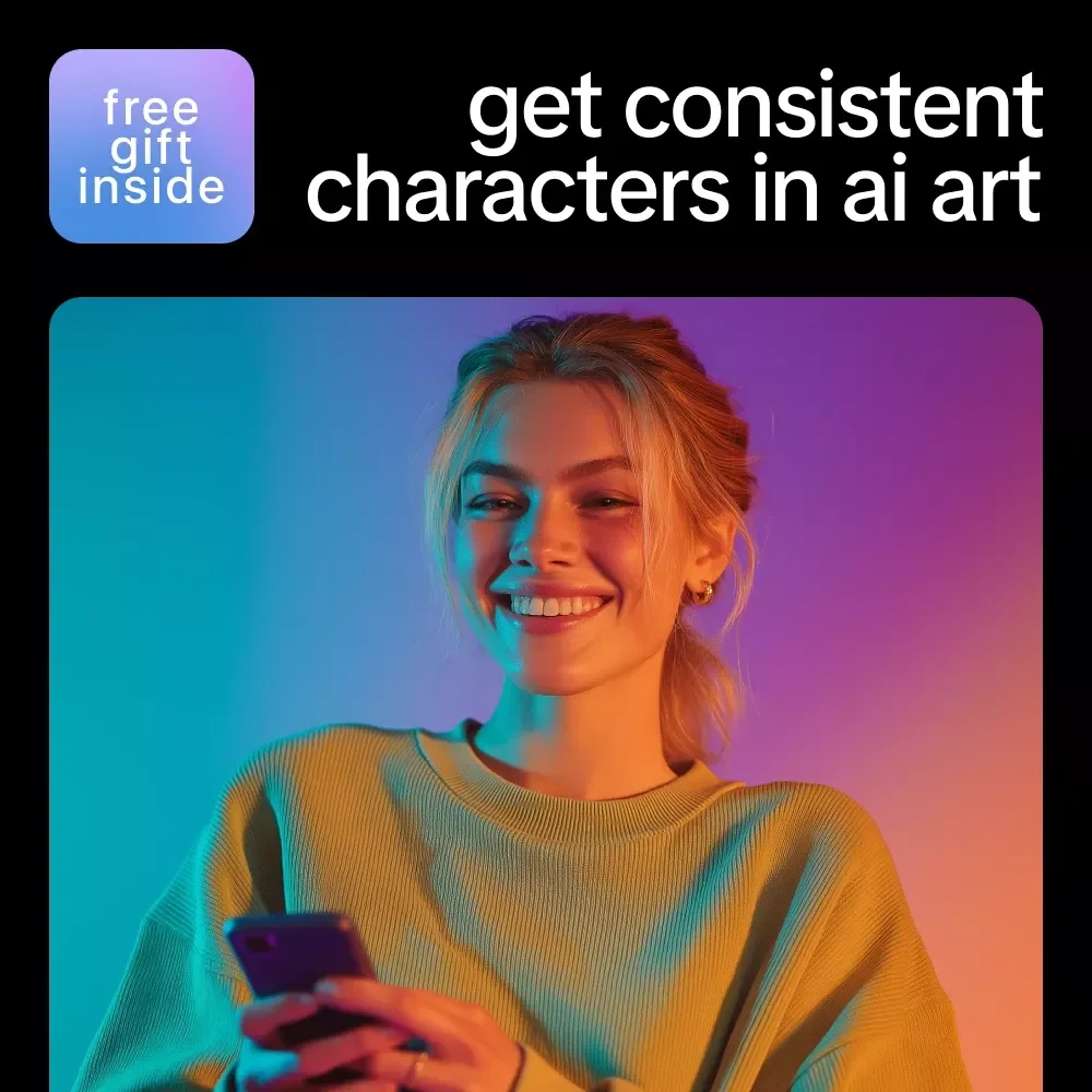 How to Get Consistent Characters in AI Art | Step-by-Step eBook on how to get consistent characters in ai art for Creators, Designers & Storytellers