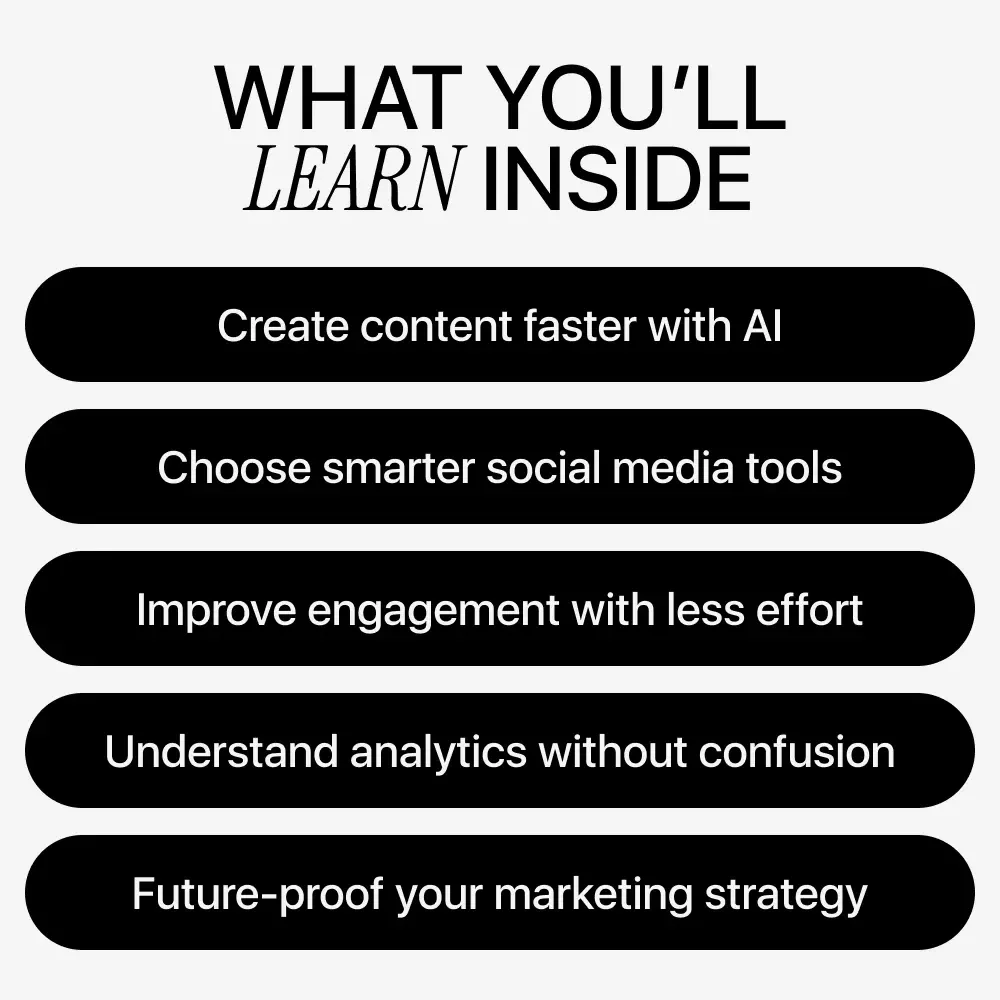 AI Amplified: Supercharge Your Social Media Marketing – Practical Guide to the Best AI Tools for Social Media Marketing, Content, Growth & Automation