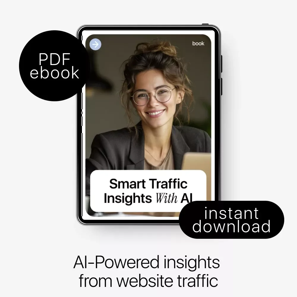 Smart Traffic Insights With AI – Ebook on How to Use AI to Analyze Website Traffic, Data-Driven SEO & Content Strategy Guide